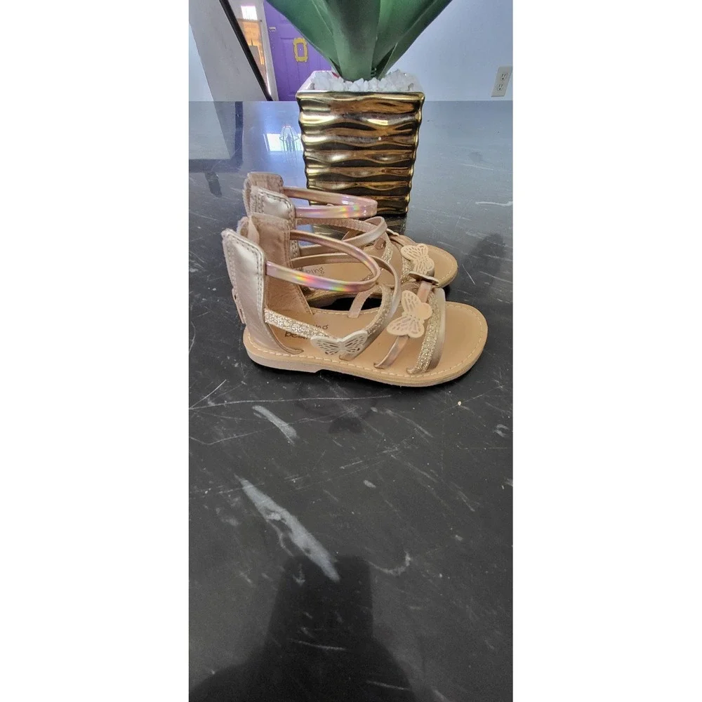 Jumping Beans, Toddler girl's gladiator sandals. - Picture 2 of 6